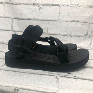 Teva Women's Platform Midform Flatform Universal Strappy Adjustable Sandals US 8